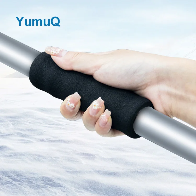 YumuQ 95*24*14 Ice Scrapers 2 in 1 for Car and Snow, Extendable Brush with Foam Grip and 180 Degree Pivoting Head
