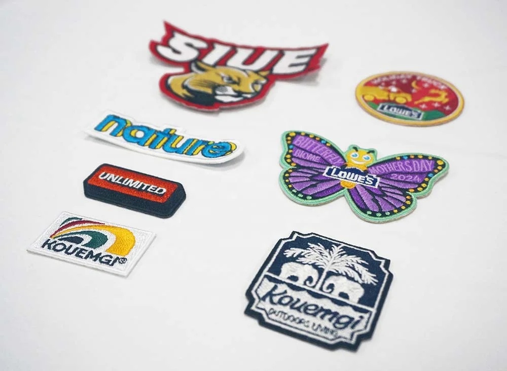 3D Custom Animal Letter Patch Badge Iron-On Embroidery Garment Labels Printed Technique for Clothing Bags Hats