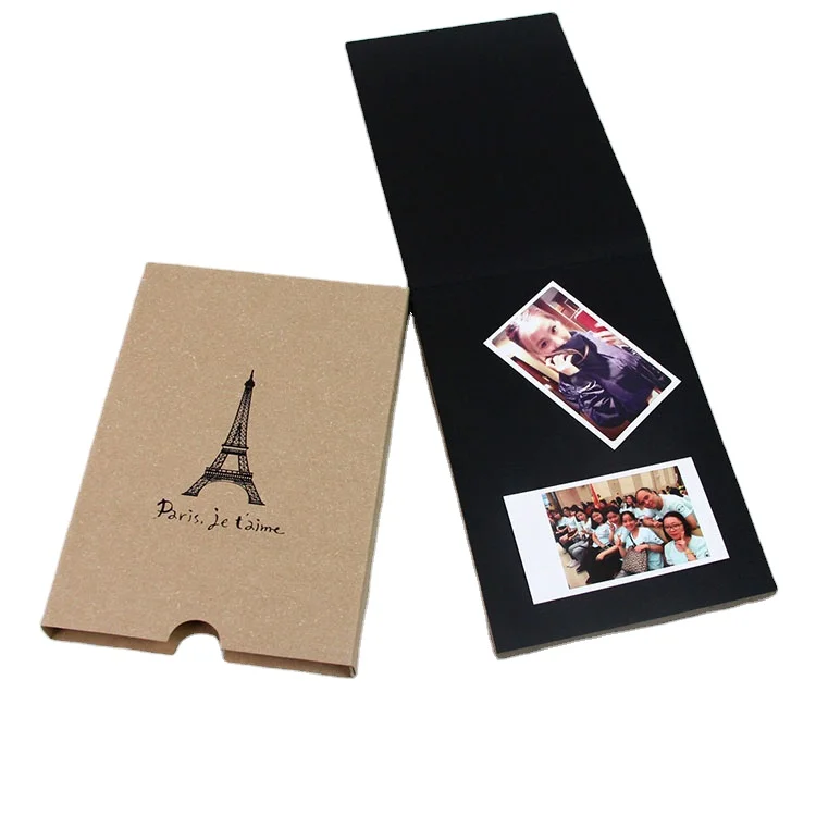 Hard Cover Black Page Photo Album For Wedding ,Baby Album Photos DIY photo album