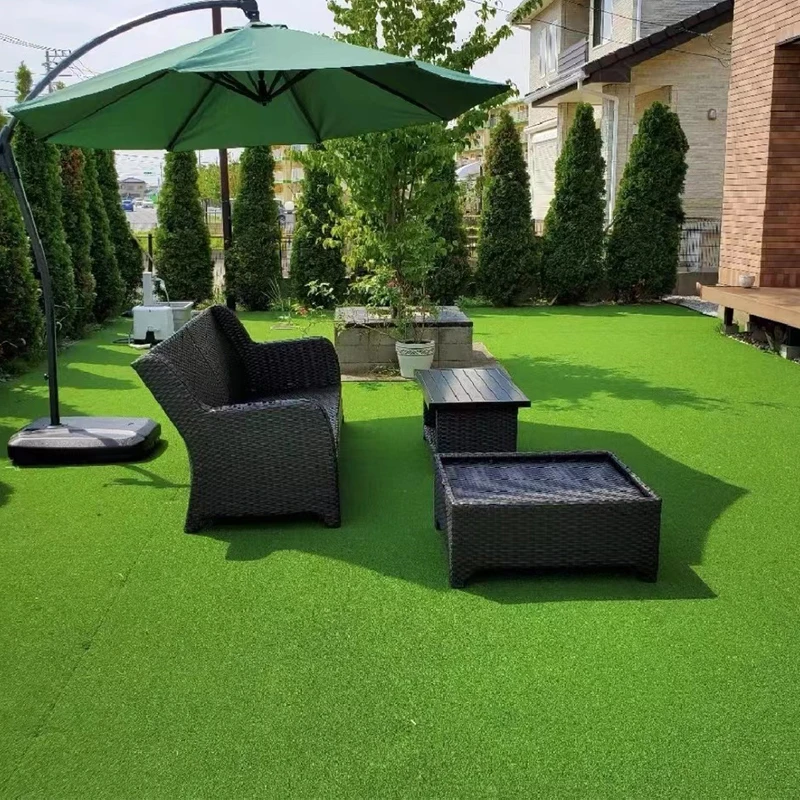 Synthetic Turf Roll Garden Balcony Rooftop Natural Looking Lushness Artificial Turf Grass