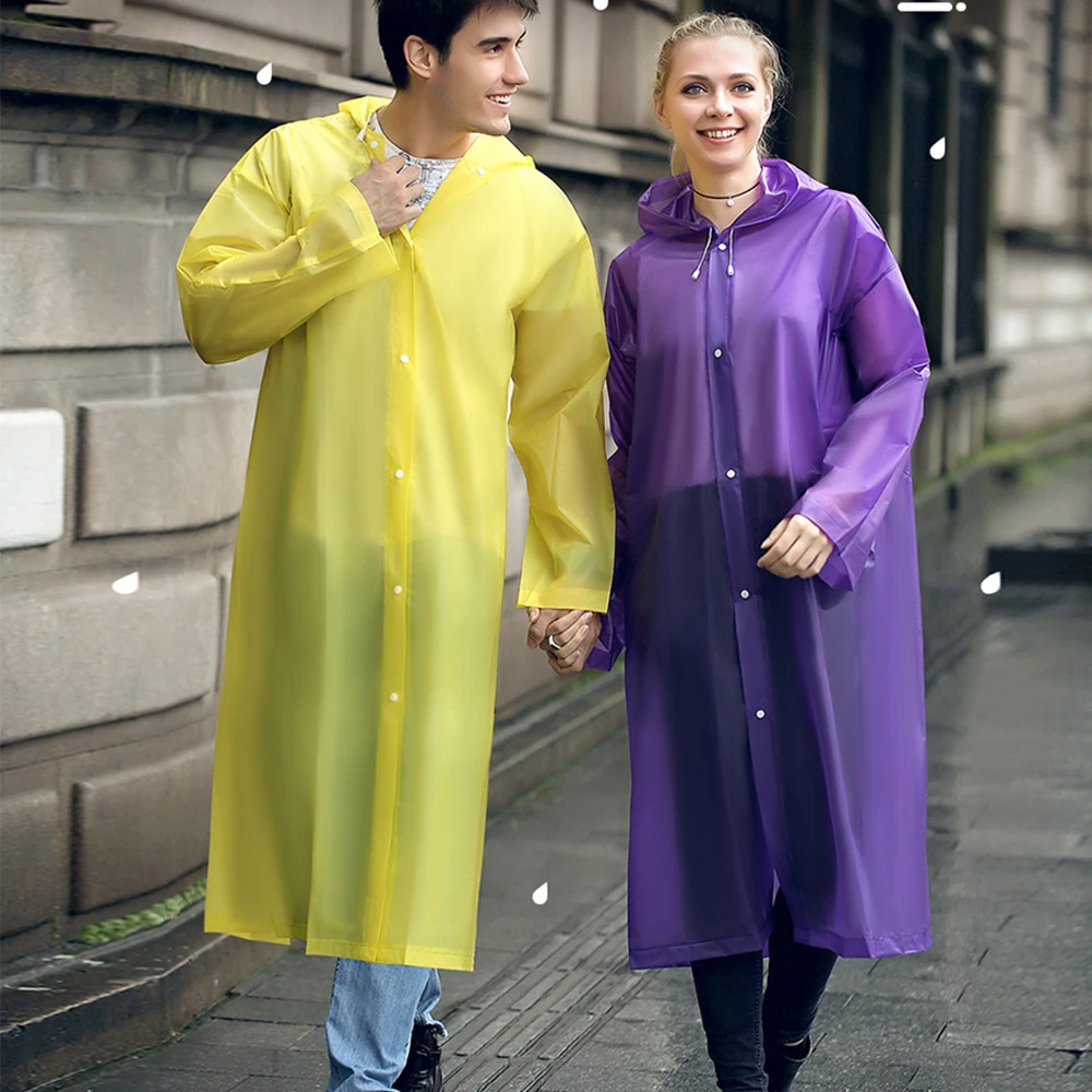 Manufacturers Raincoats EVA Long Waterproof Poncho Raincoat For Adults Men women raincoats Outdoor rain coat