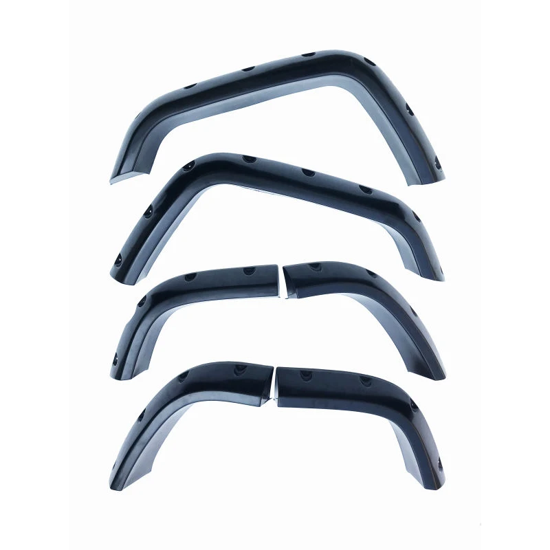 FFD152 High Quality 4x4 Accessories Automotive Parts ABS Black Extended  Fender Flares for Toyota Land Cruiser