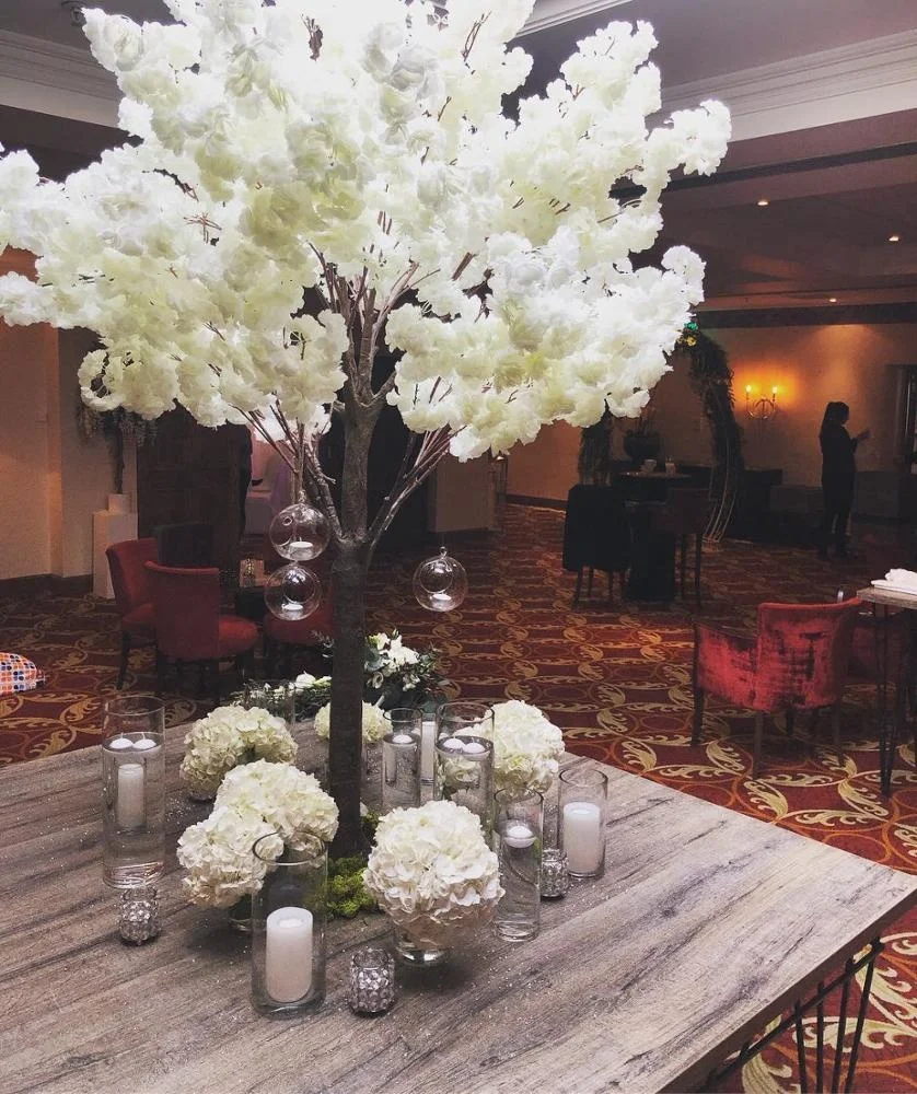 high quality artificial tree 100 cm big cherry blossom artificial flower tree for outside