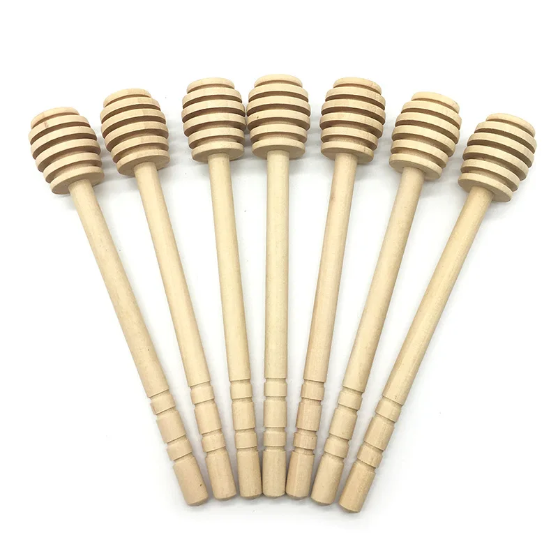 
Mini Wooden Honey Stick Honey Spoon / Dipper 