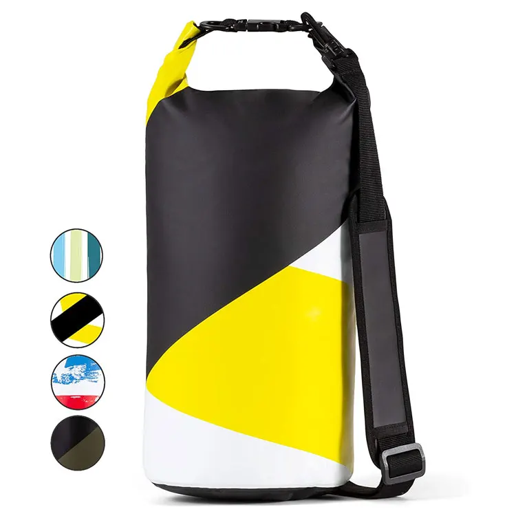 Dry pack backpack tarpaulin shoulder bag, lightweight ocean pack water dry bag for swimming