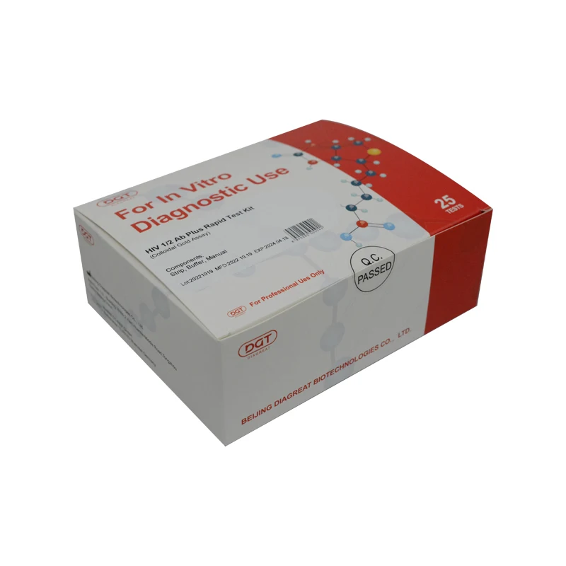 Professional laboratory use medical HIV 1/2 Ab Plus Rapid Test Kit
