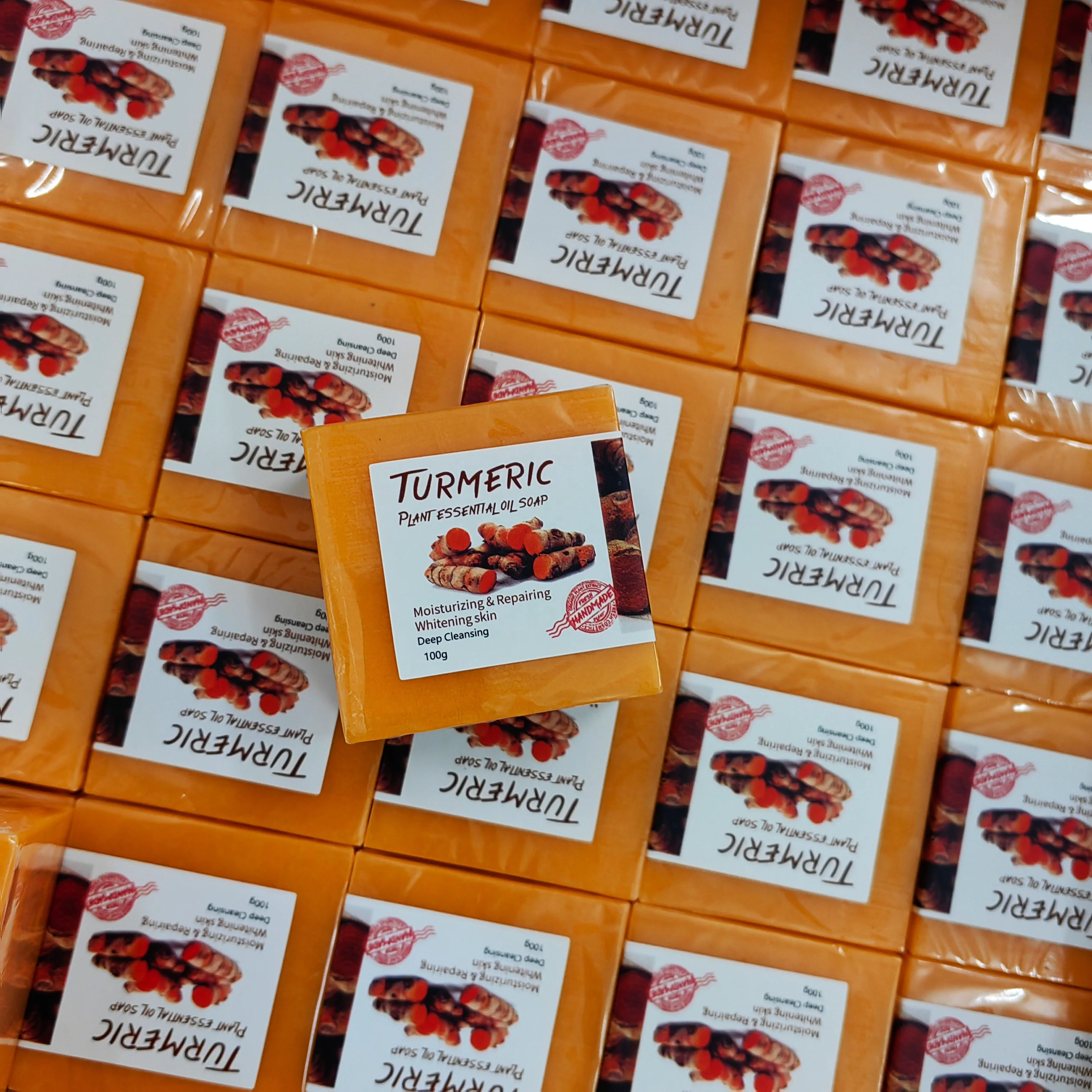 OEM Turmeric Skin Care Set Skin Whitening Cream Moisturizing Repair Serum Oil Tumeric Soap