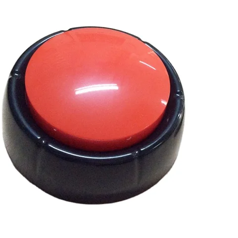 Recordable Buttons Buzzers Communication logo box chip for plush toy and doll dog training button electrical sound buzzer