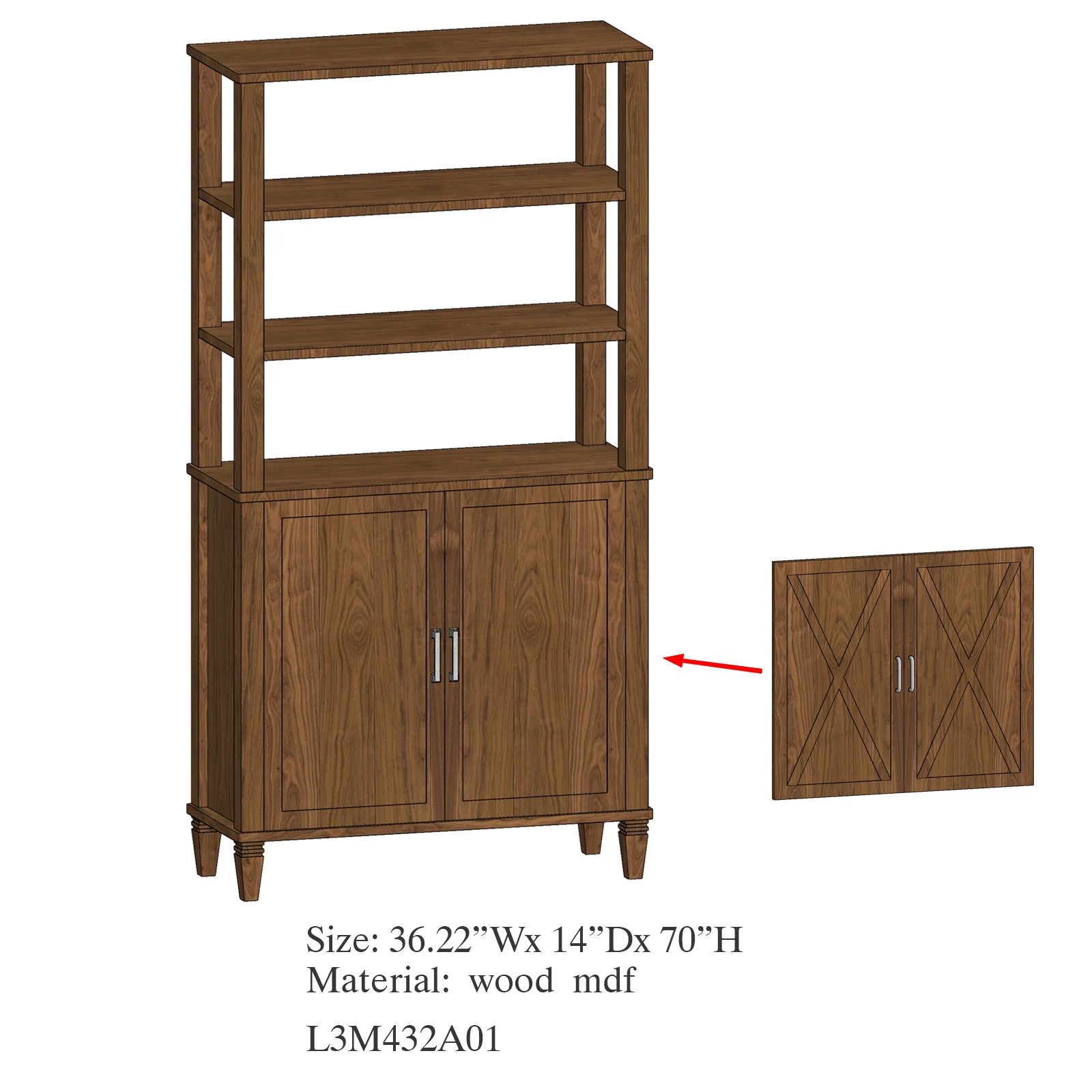 Mayco Industrial 4 Book Shelf Metal Wood Decorative estanterias de madera Multi-functional Library Bookshelf Wood Bookcases