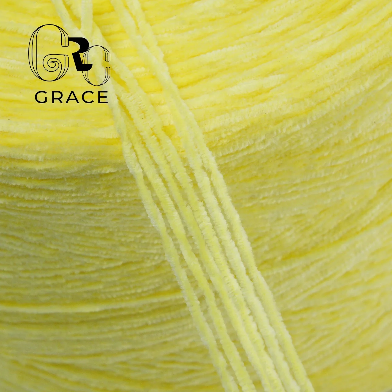 Colorful Velvet Fancy Yarn cone Polyester Blended Thread For hand embroidery Semi Dull Chenille Yarn