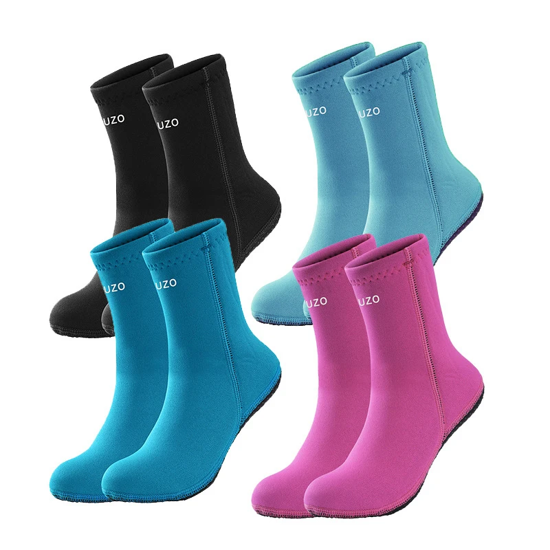 Custom 3mm Waterproof Women Men Water Sand Beach Yaga Shoes Long Swim Surf Wet Suit Sock Wetsuit Diving Neoprene Socks