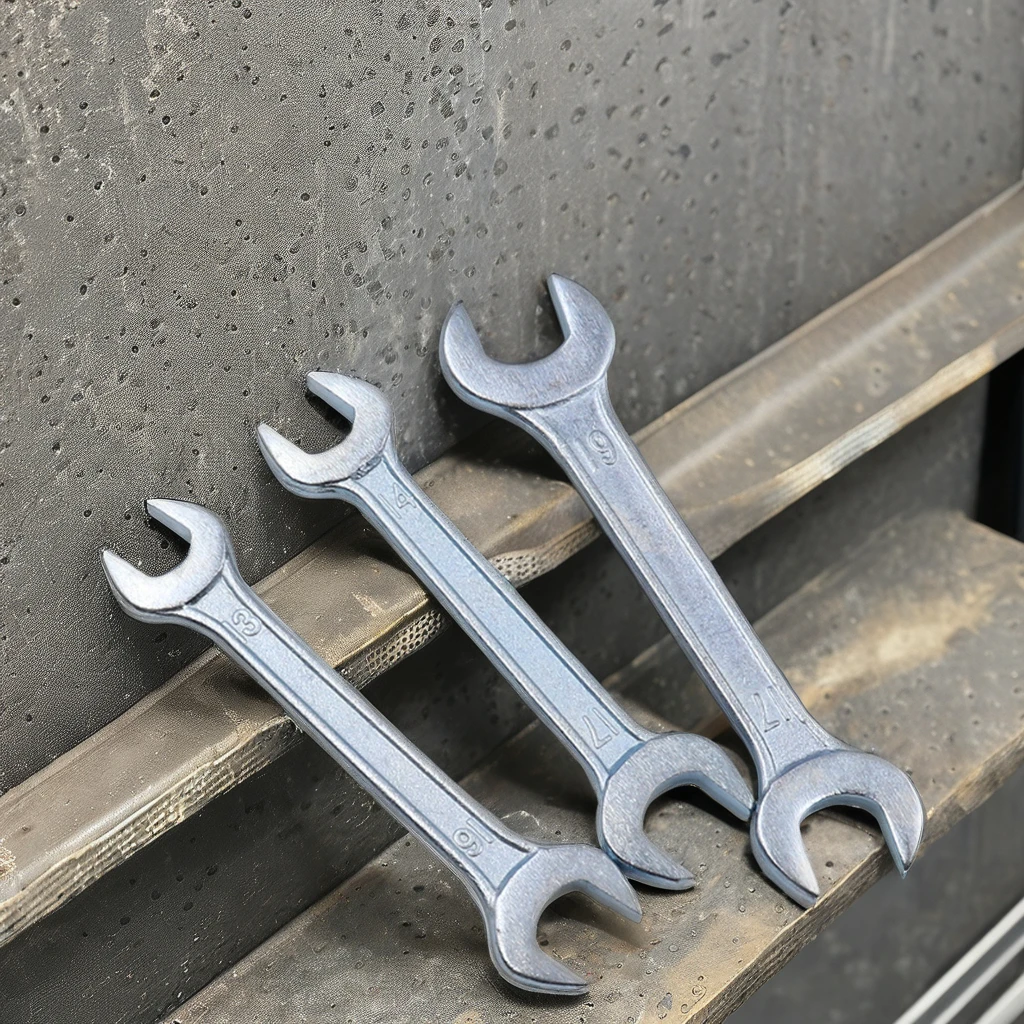 High Strength Steel Hand Tools Double Open End Wrench