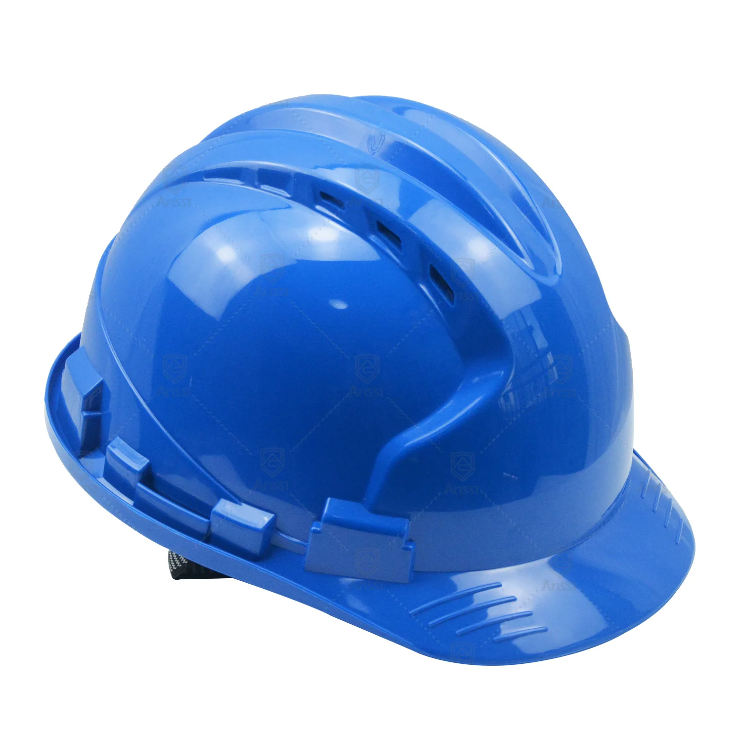 Indoor and outdoor unisex blue construction engineering safety helmet anti-smash hard hat wear-resistant work helmets