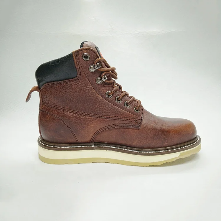 Gaomi Moning Glory Professional manufacturers supply Top quality cow leather EVA sole New goodyear welted boot