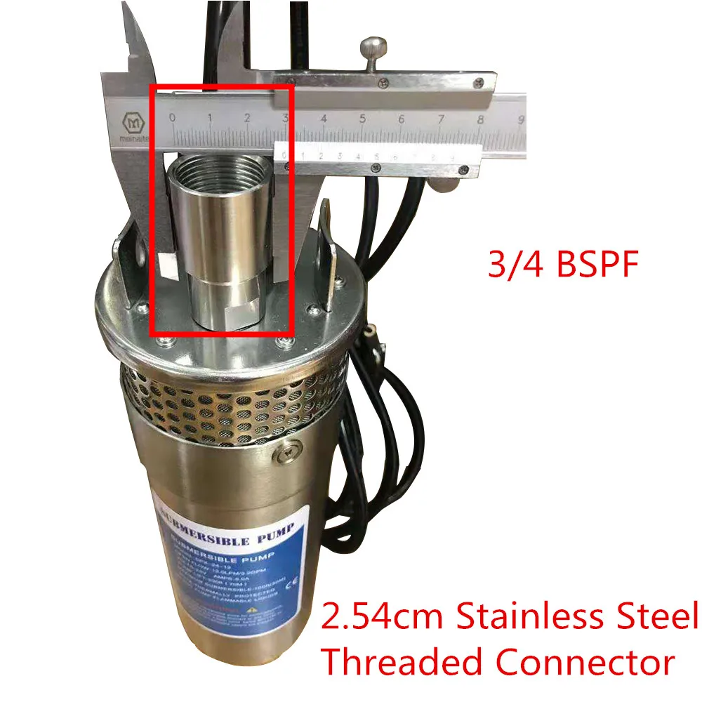 Солнечный насос в комплекте с панелями, погружная система водяного насоса для глубоких скважин, 80 м, dc