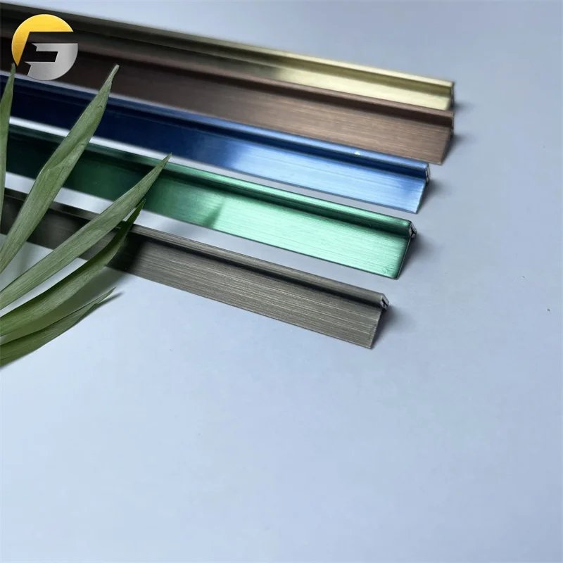 V3065 304 Grade Brushed CP V Grooved Stainless Steel T Patti