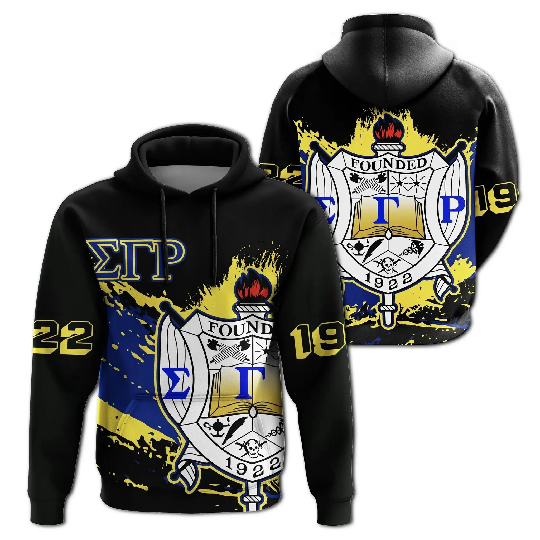 Sigma Gamma Rho Brand Designer Cozy Raglan Hoodie Sublimation Custom Logo Men Sweatshirt High Quality Wholesale Long Sleeve Top