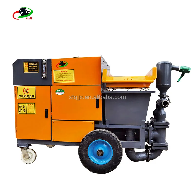 Manufacturer direct sale portable wall cement mortar spray plastering spray machine/ concrete mortar spray/spraying plastering m
