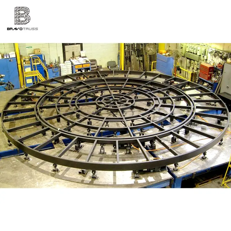 New Car Club Rotating Stage Lights Truss Round Circle Square Revolving Stage Platforms