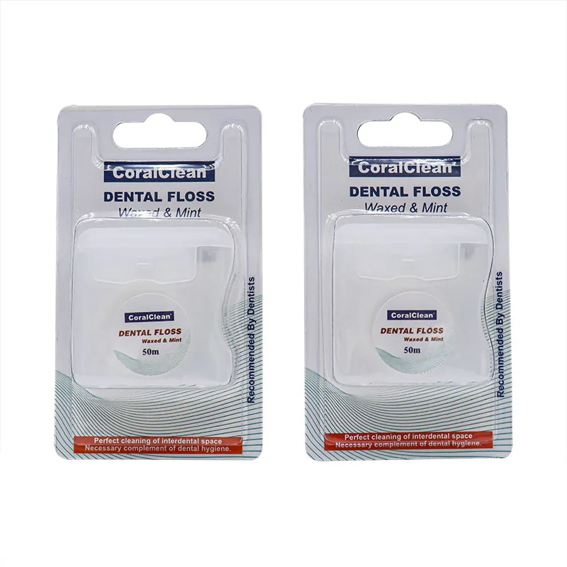 Dental Floss Mint Flavor Waxed Floss Oral Care Clean Mouth