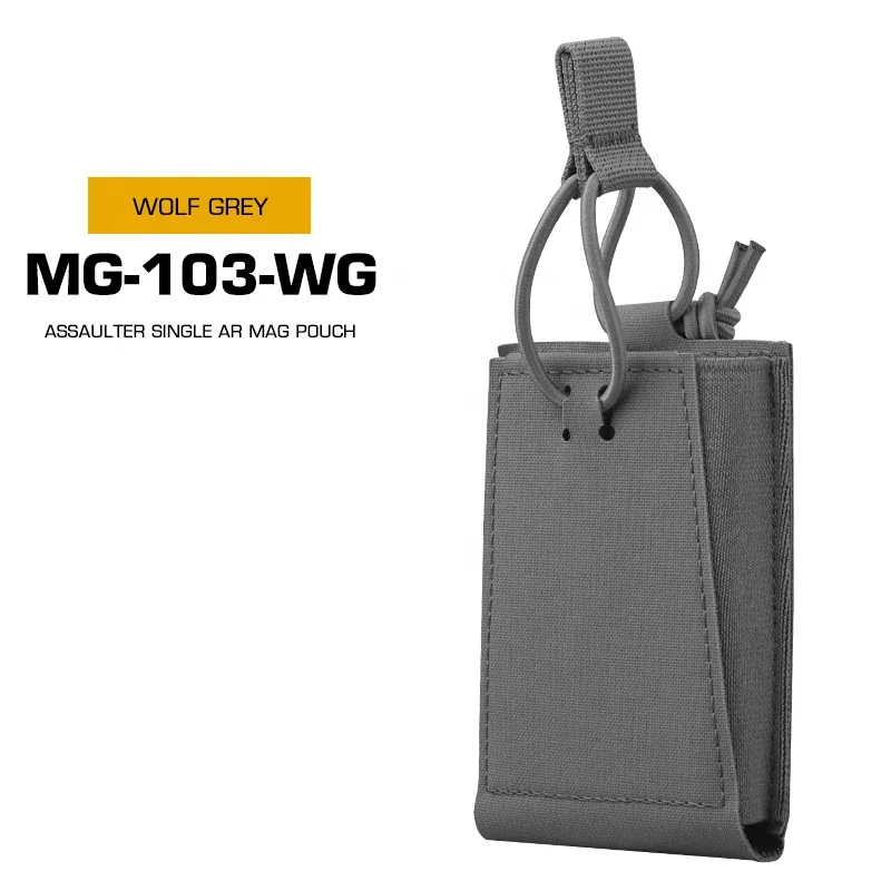 MOLLE Clip Belt Chest Gear Lightweight 7.62 Single Magazine Pouch