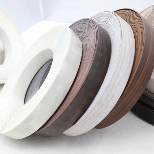 Accept Customized PVC edge strip banding Formica Plastic Trim For MDF Board Furniture