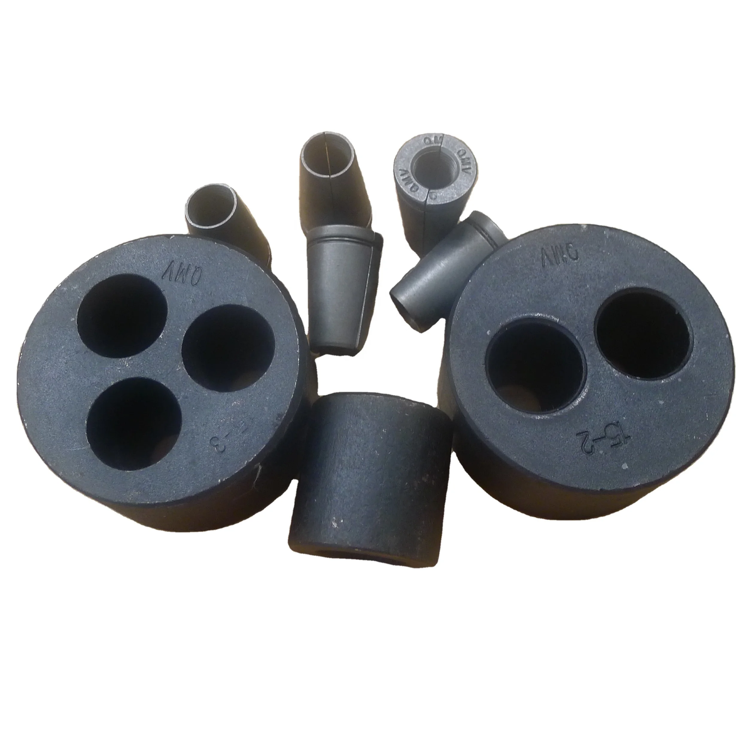 High strength 2 or 3 parts Wedges Anchor for Prestressed Concrete post tension cable grip wedge Tool Clip