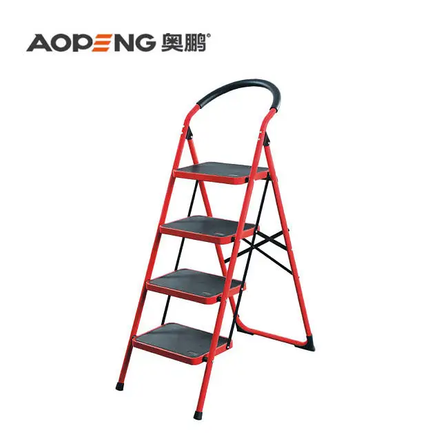 Custom Painting Stainless Steel House Ladders Quality 4 Step Ladder Popular Steel Step Ladder