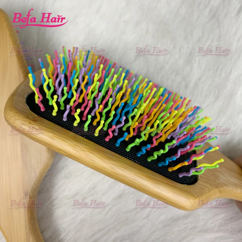 Wholesale Price Wooden Massage Comb Hairbrush Acetate Wide Tooth Comb Airbag Comb
