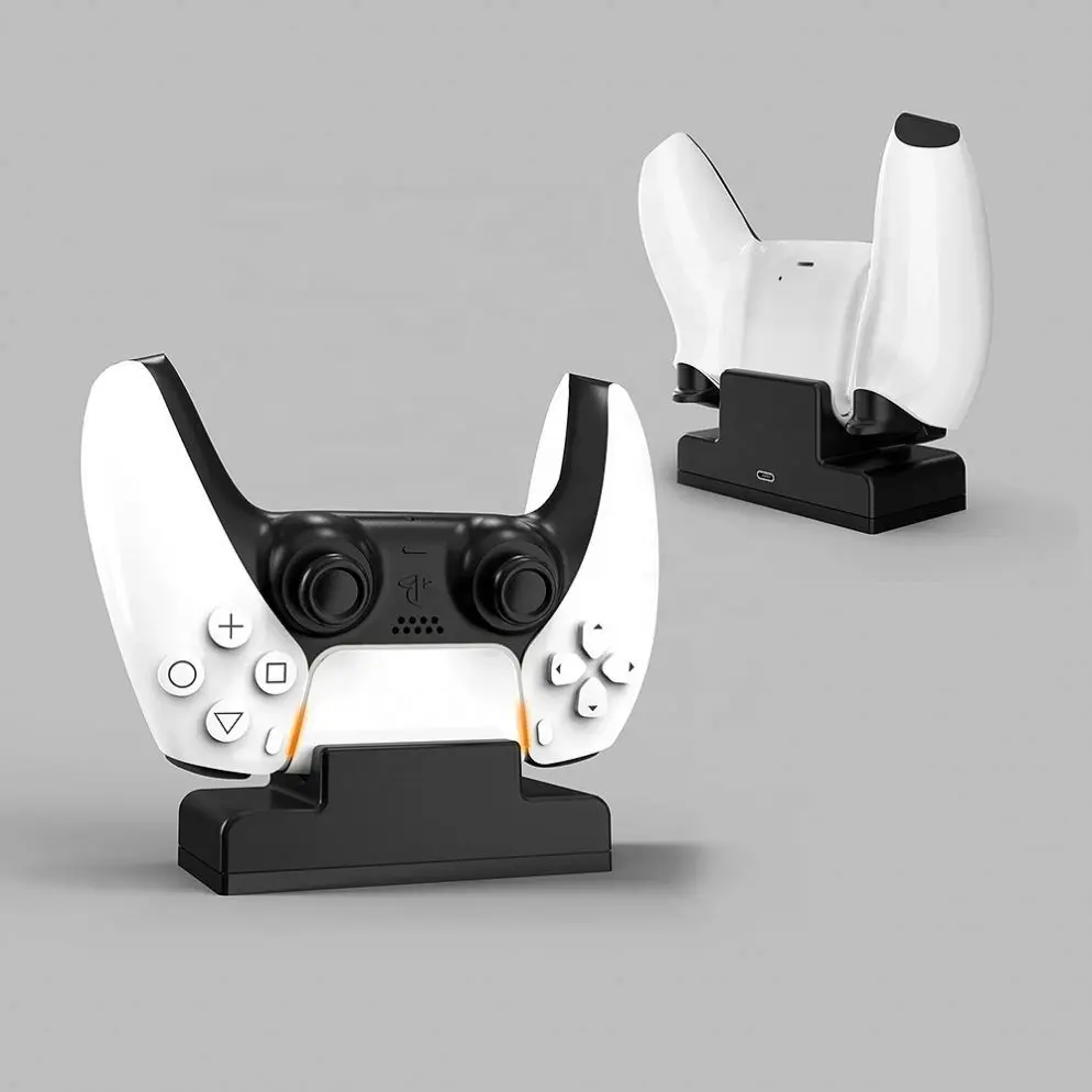 Новые тонкие PS5 контроллер зарядного устройства геймпад зарядная станция Подставка для Playstation5 джойстик