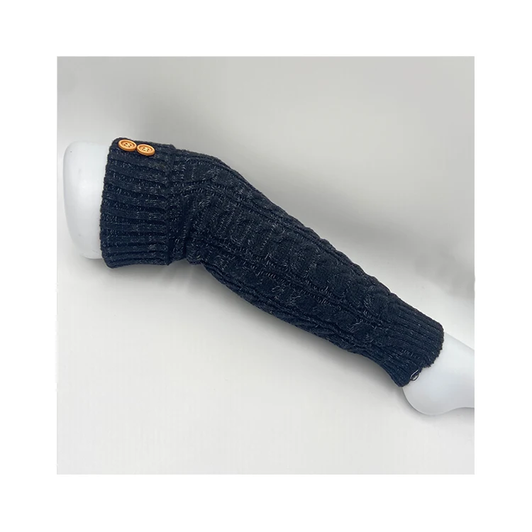 ladies long leg warmers winter faux fur knitting leg warmers over knee high footless socks