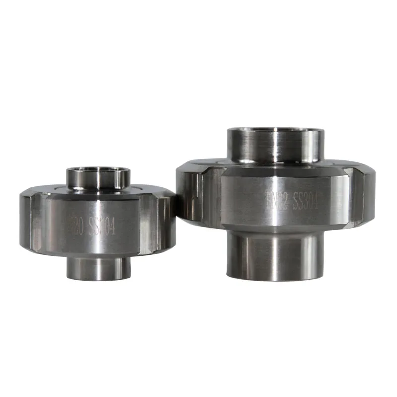 Union German standard thread 304 stainless steel sanitary grade butt welding flat welding ISO joint