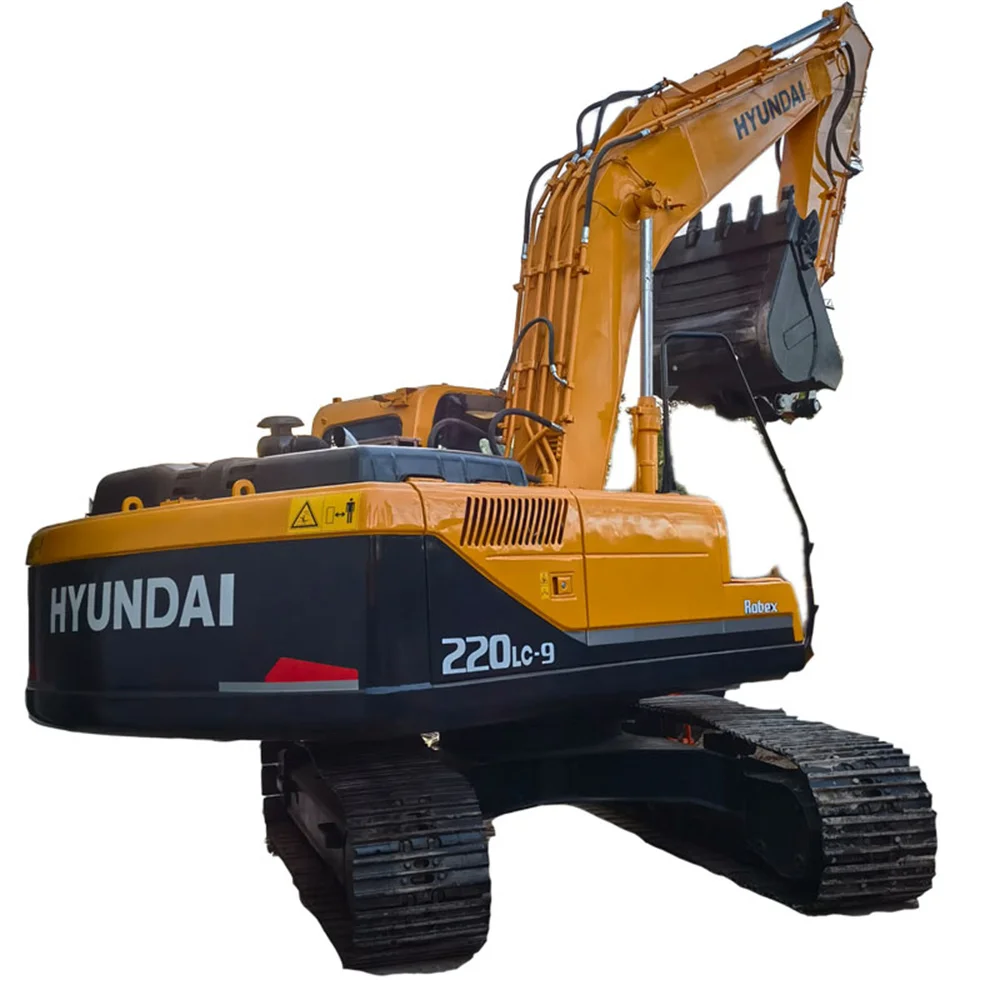 South Korea made Hyundai R220 crawler escavator 22ton, hydraulic shovel R220 PC220 DX220 tracked in Shanghai