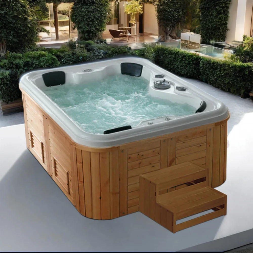 4 person whirlpool hot tub outdoor korea home sex massage hot spa hydromassage outdoor whirlpool