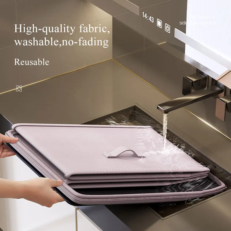 Item Organizer Cotton Storage Box with Lock Storage for Clothes