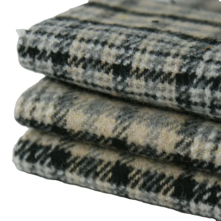 
Factory Direct Sales HHW18177 wool knit fabric for cloth 