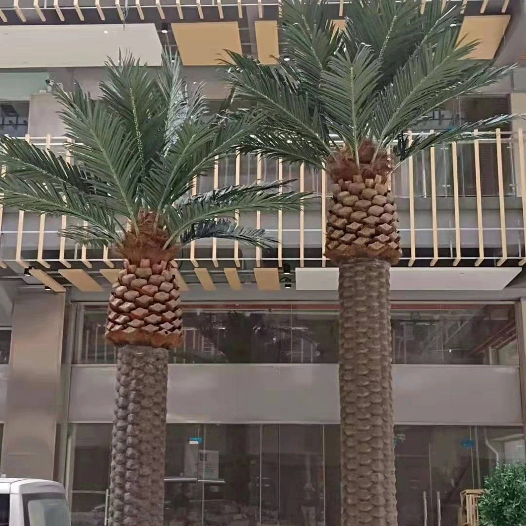 artificial date palm tree for shopping mall decoration