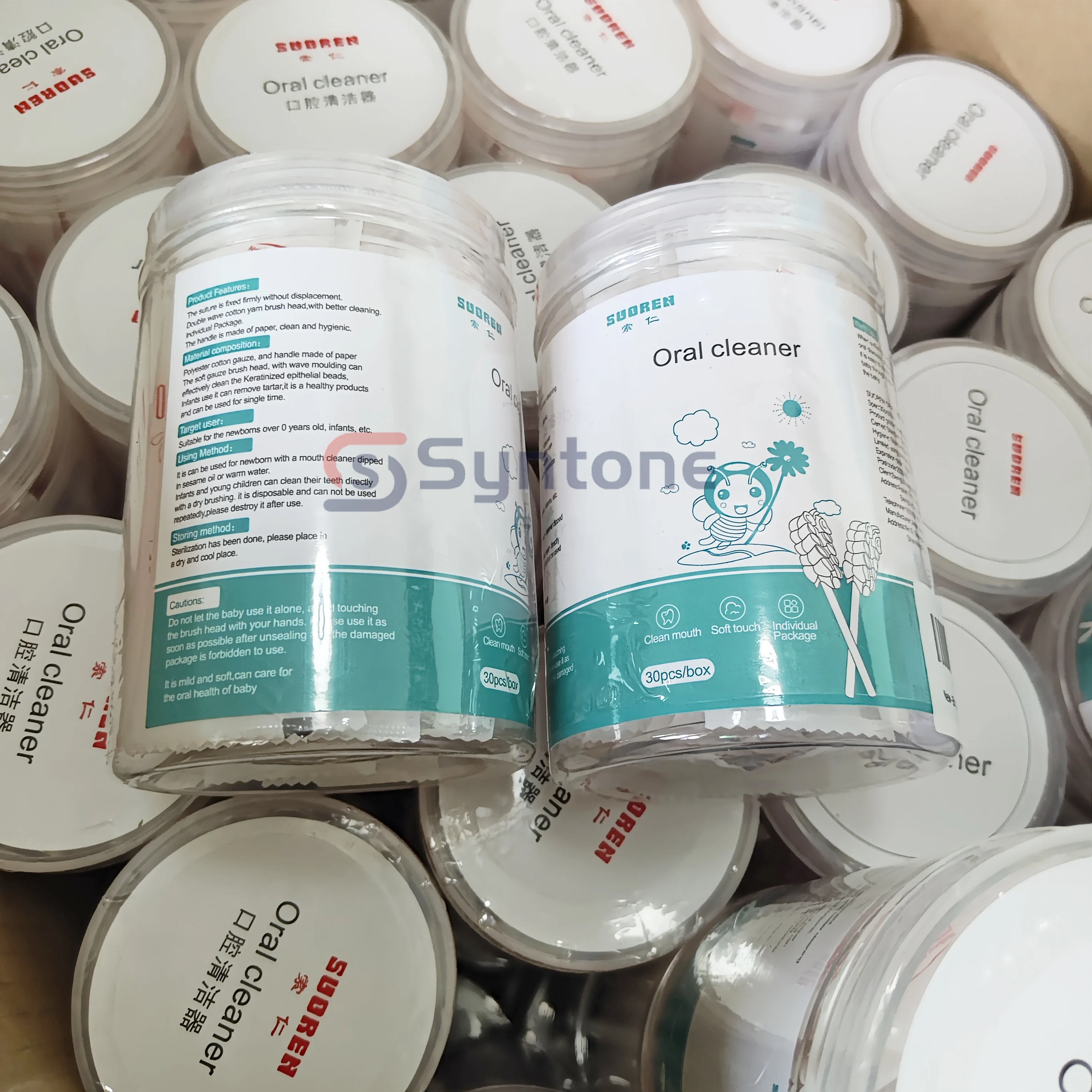 Baby Tongue Cleaner,Disposable Baby Mouth Cleaner, Soft Gauze Toohthbrush Newborn Oral Cleaning Stick Dental Care