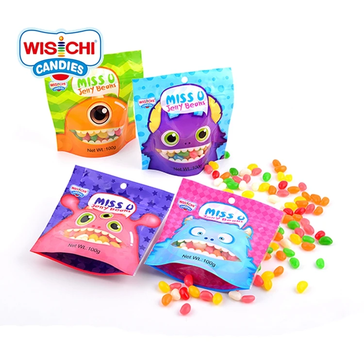 
Free sample assorted color jelly bean toy candy fruit flavors halal toy jelly bean candy 