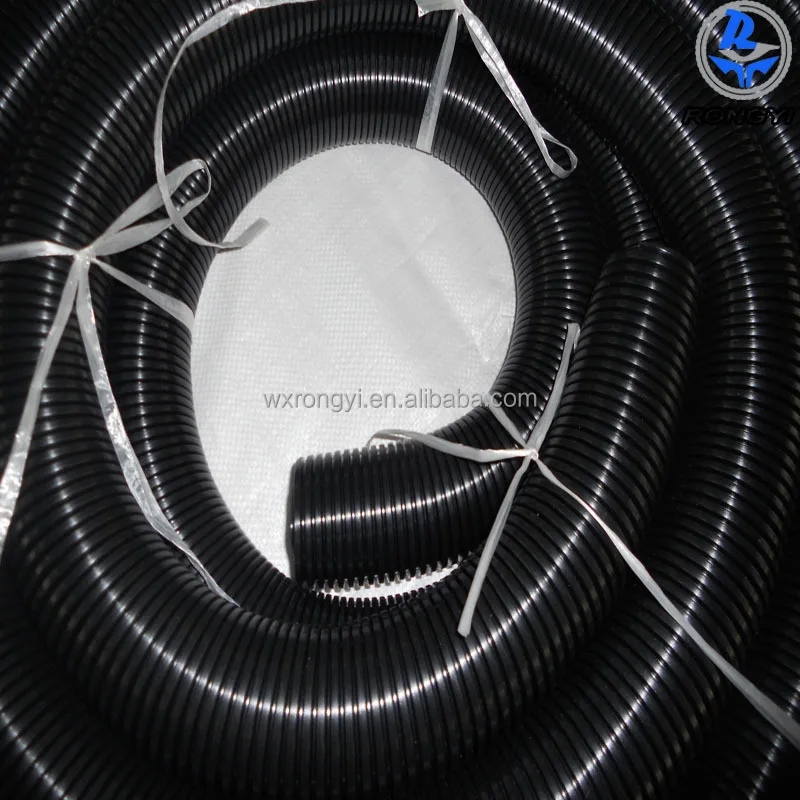 Factory Outlet High Quality Square 10 Foot Black Flexible Durable EVA Heavy Duty Vacuum Cleaner Hose