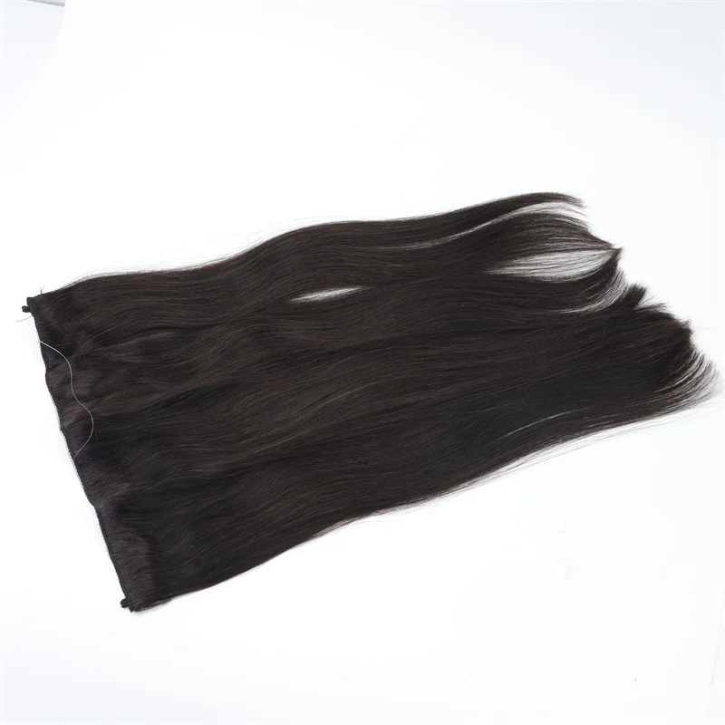 Эмеда Halo наращивание натуральных волос 100% удлиненные длинные волосы для женщин выпадение