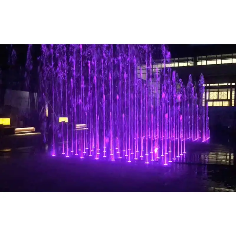 Outdoor garden square customize floor fountains with led lights