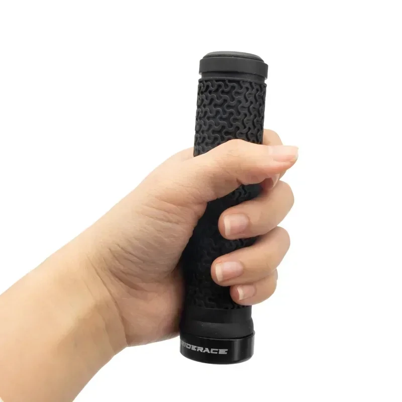 OEM/ODM MTB Cuffs Aluminum Alloy Lock Ring Bicycle Handlebar Grips Anti-slip Mountain Bike Handle Bar Grips Damping Bicycle Part