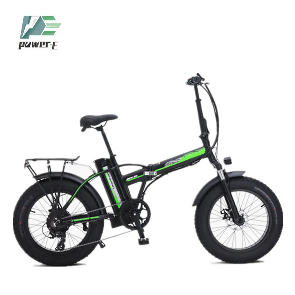 20 folding bike 48V 15Ah Lithium Battery 500w ebike disc brake folding fat tire bike