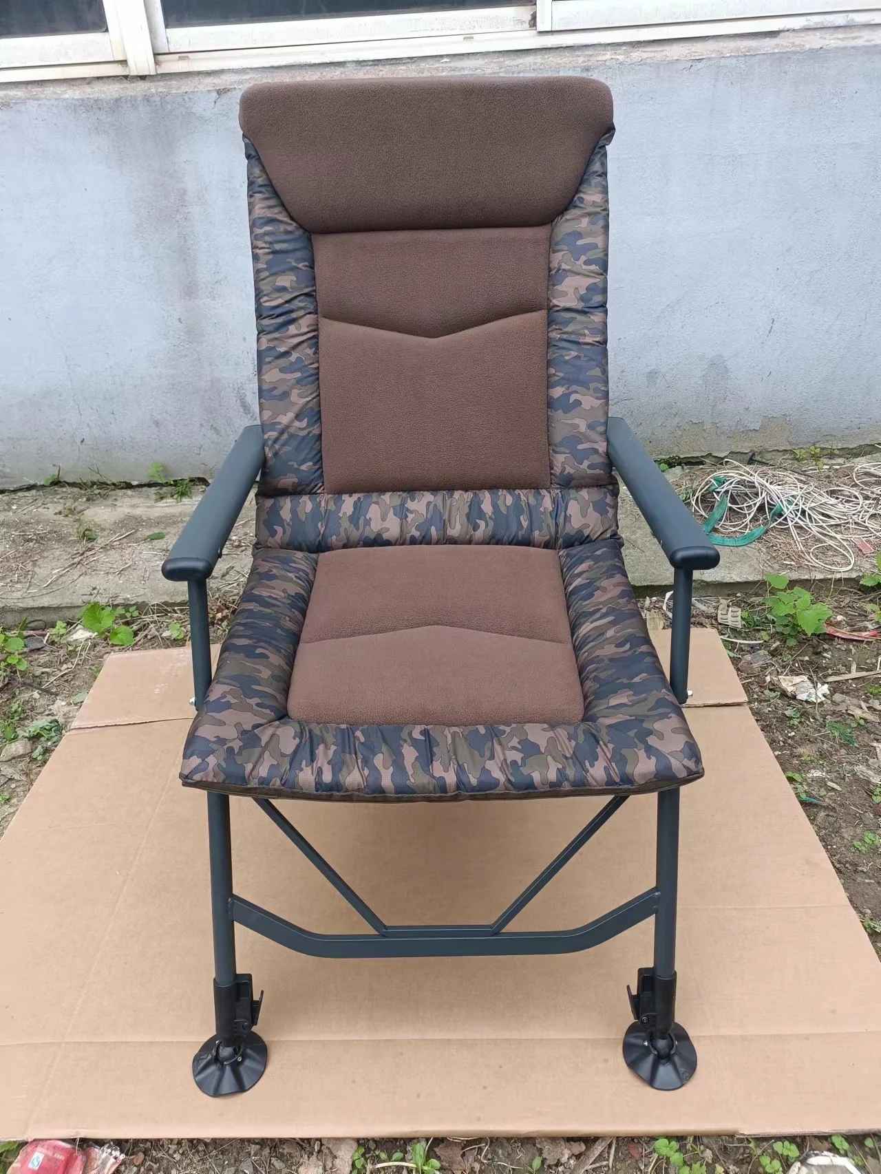 High Quality Carp Fishing Chair Adjustable Foldable Fishing Camping Chair With Firm Legs