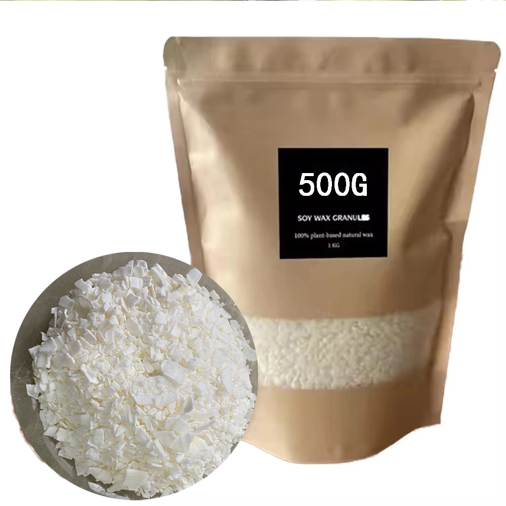 500g Soy Wax Wholesale DIY Candle Lover Tool Handmade Wax Candle Supplies Scented Candles Accessories Natural Soy Wax for Making