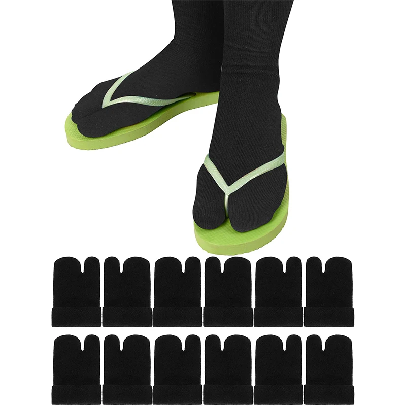 Casual Sock Fashion Fun Premium Cotton Blend Big Toe Flip Flop Tabi Socks