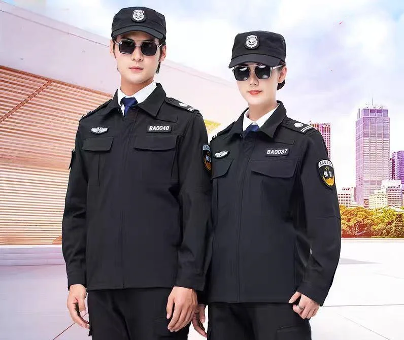 Security Shirts Spring Autumn long sleeves Uniform High Quality Officer Guard Clothes Security Uniform
