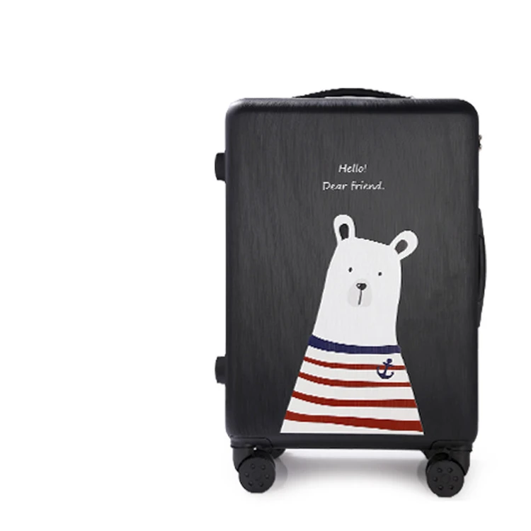 Wholesale Custom Printed 20 inch Kinder Koffer Vintage Suitcase For Women