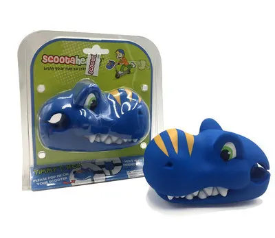 Scooter Accessories Collision Proof Dinosaur headgear decoration Horse head Unicorn streamer Windmill